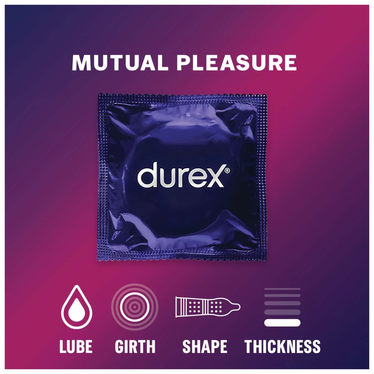 Durex Mutual Pleasure - késleltető óvszer (3 db) Durex Mutual Pleasure - késleltető óvszer (3 db)