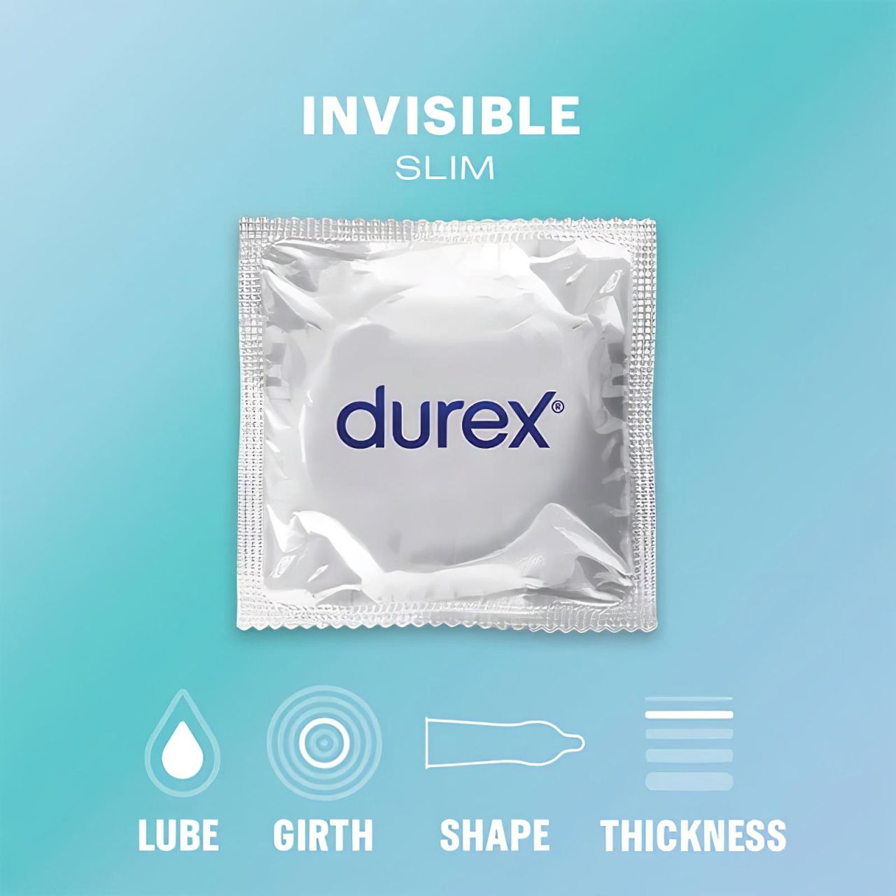 / Durex Invisible Slim - vékony óvszer (10 db) / Durex Invisible Slim - vékony óvszer (10 db)