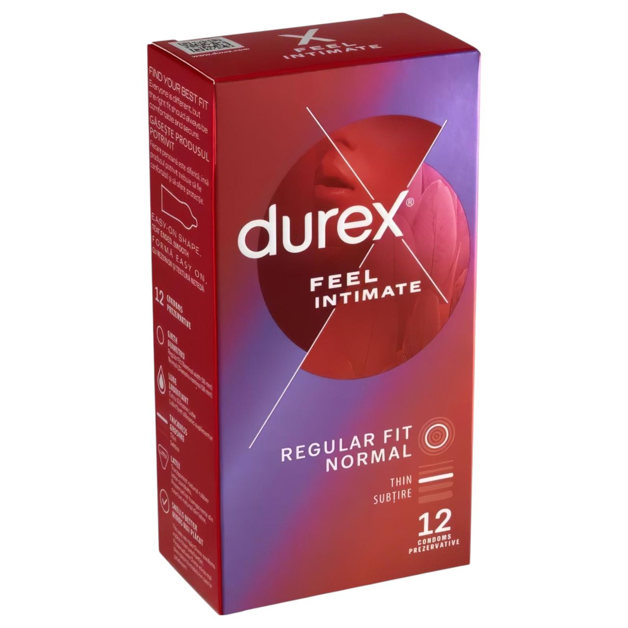 Durex Feel Intimate - vékonyfalú óvszer (12db) Durex Feel Intimate - vékonyfalú óvszer (12db)