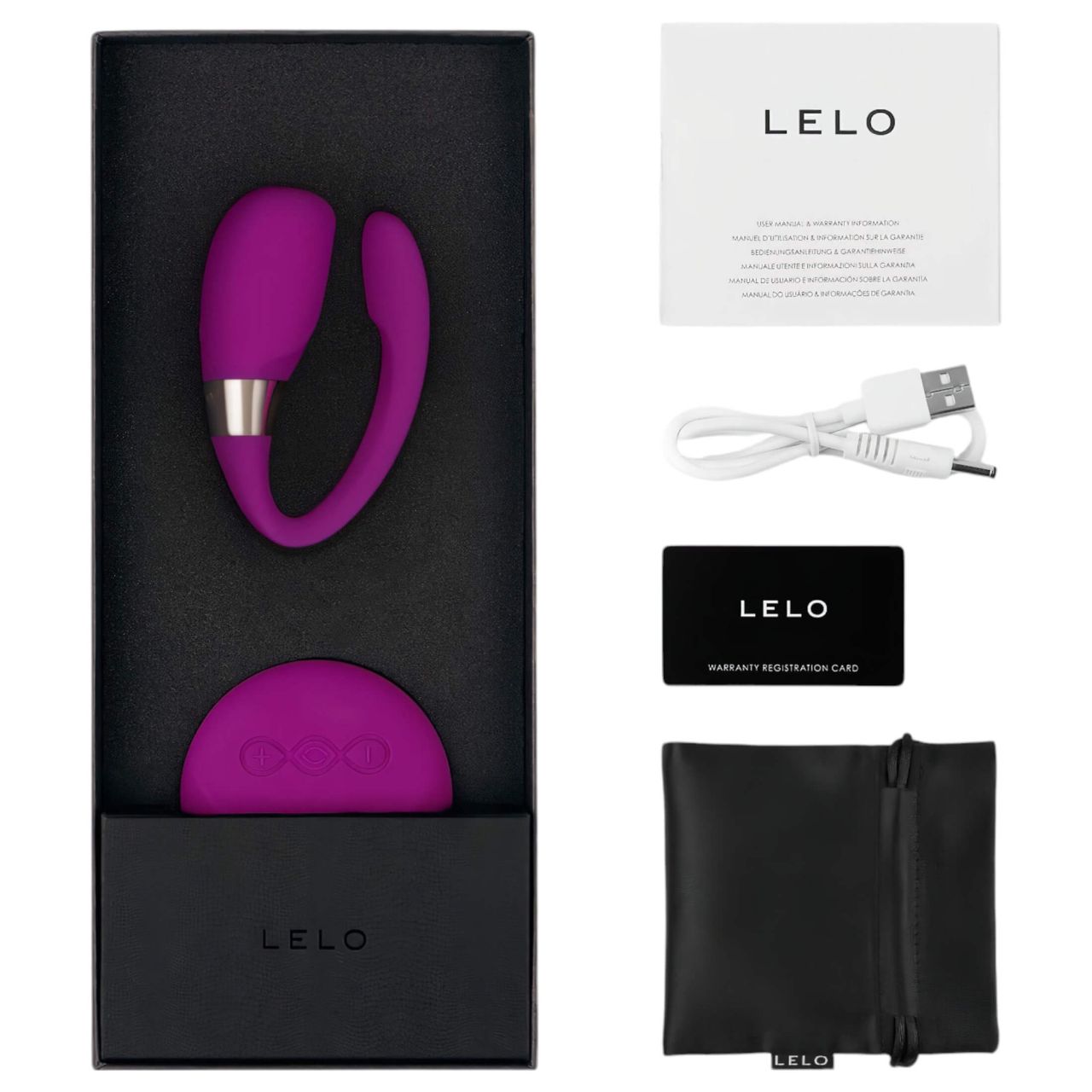 LELO Tiani 3- szilikon párvibrátor (lila) LELO Tiani 3- szilikon párvibrátor (lila)
