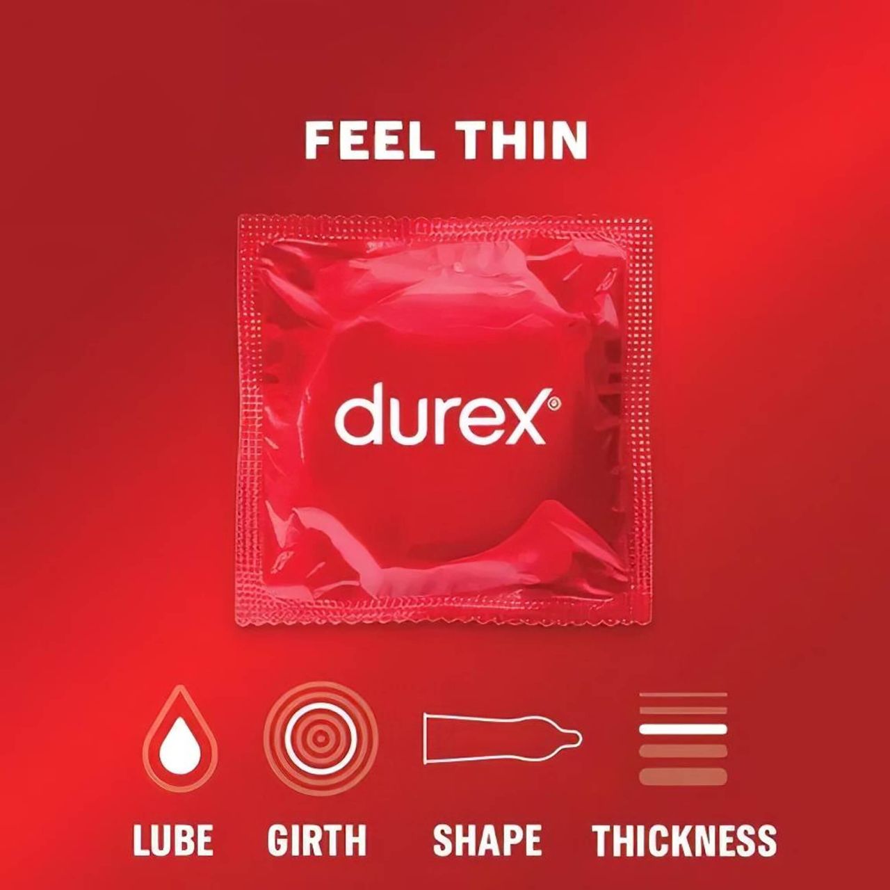 Durex Feel Thin - élethű érzés óvszer (18db) Durex Feel Thin - élethű érzés óvszer (18db)