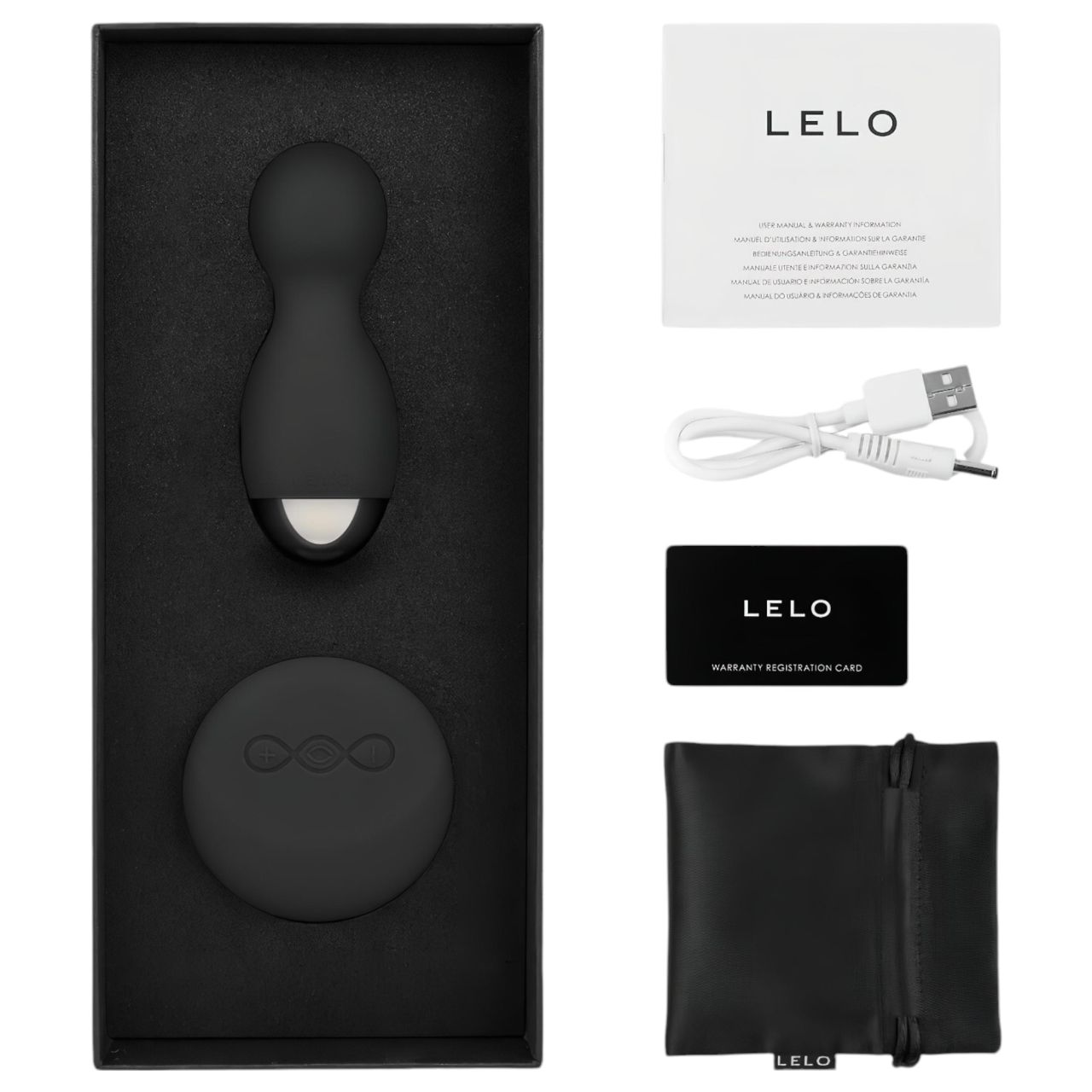 / LELO Hula - forgó vibrációs tojás (fekete) / LELO Hula - forgó vibrációs tojás (fekete)