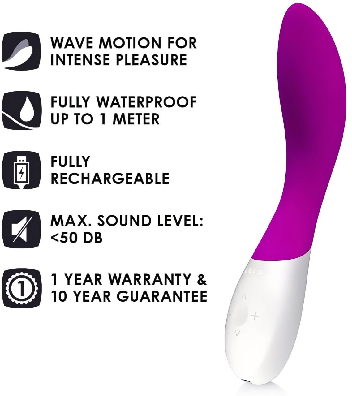 LELO Mona Wave - vízálló G-pont vibrátor (lila) LELO Mona Wave - vízálló G-pont vibrátor (lila)
