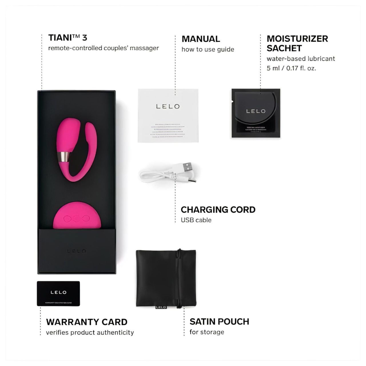 LELO Tiani 3 - szilikon párvibrátor (pink) LELO Tiani 3 - szilikon párvibrátor (pink)