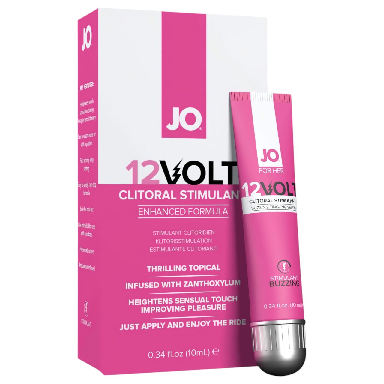 JO 12VOLT - intim olaj nőknek (10ml)