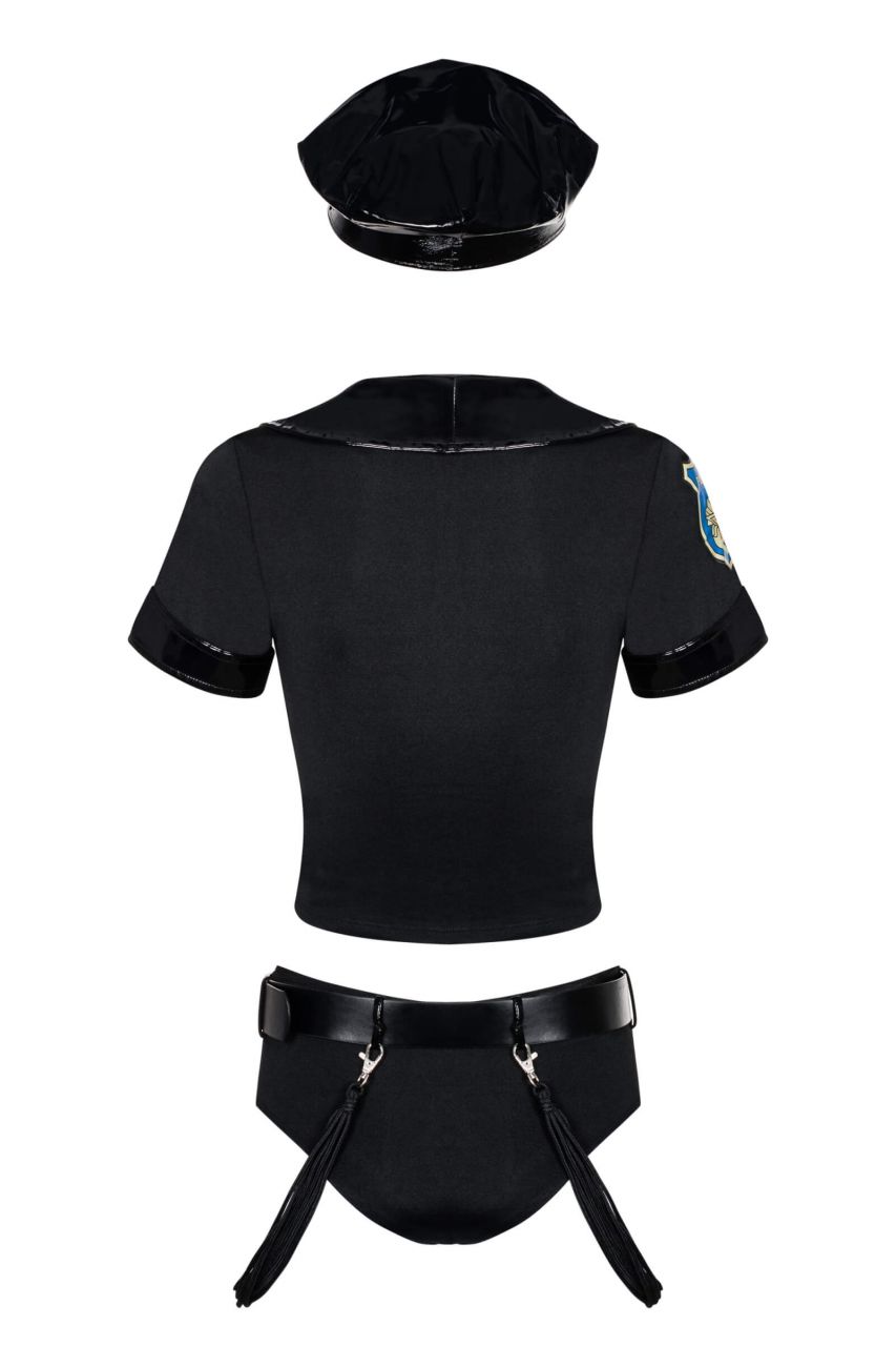 Obsessive Police - rendőrnő jelmez szett (S/M)