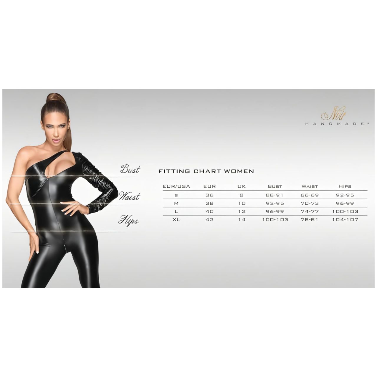 Noir - rakott ruha, átlátszó mellrésszel, nyakpánttal (fekete) Noir - rakott ruha, átlátszó mellrésszel, nyakpánttal (fekete)