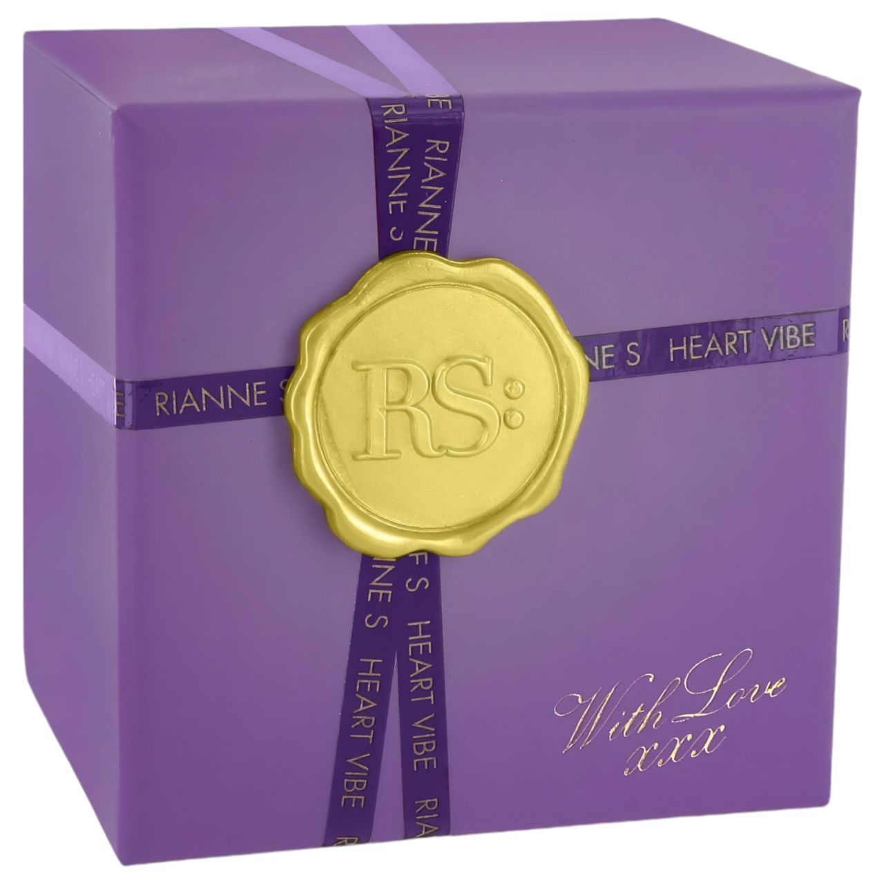 RS Icons Heart - akkus csikló vibrátor (lila)