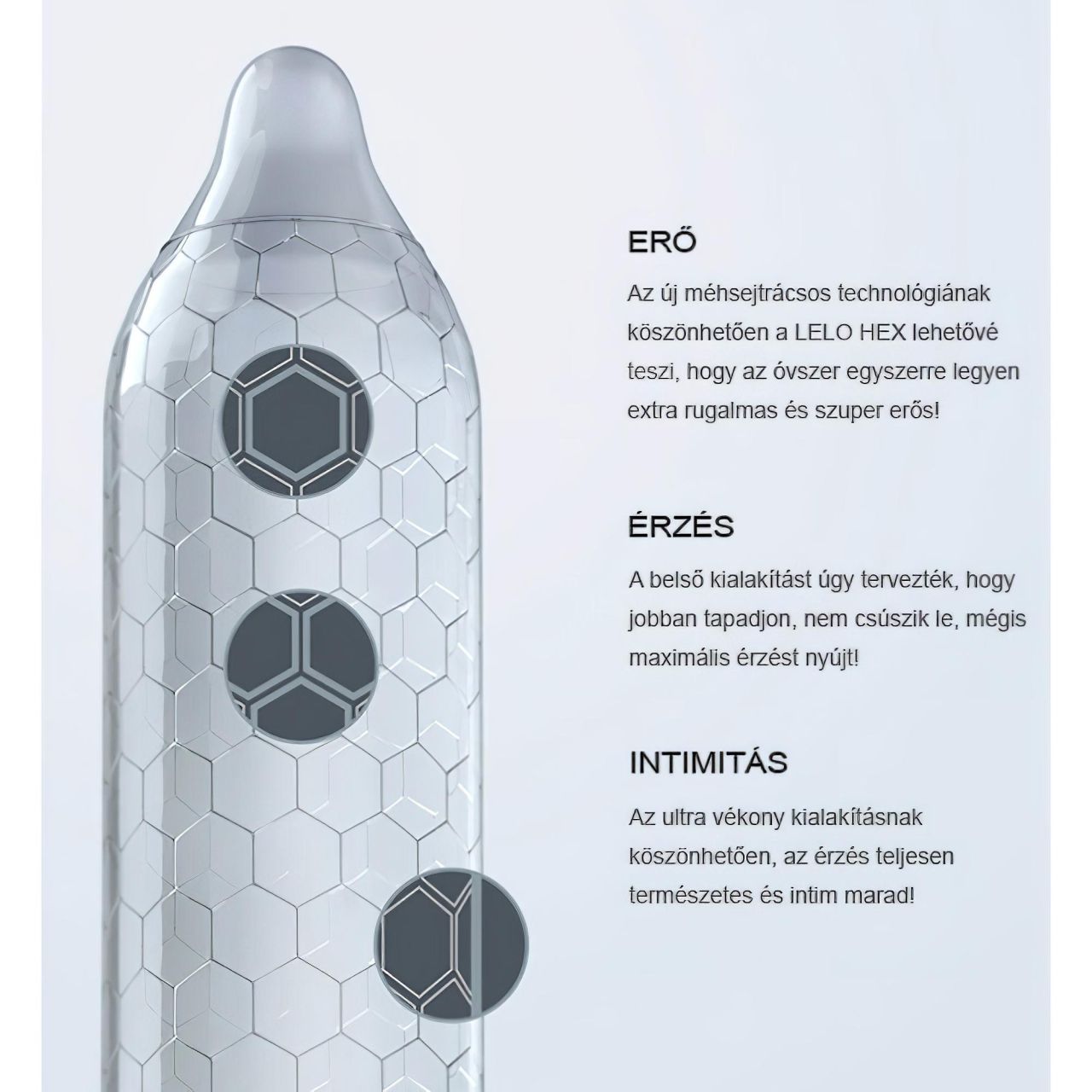 LELO Hex Original - luxus óvszer (1db) LELO Hex Original - luxus óvszer (1db)