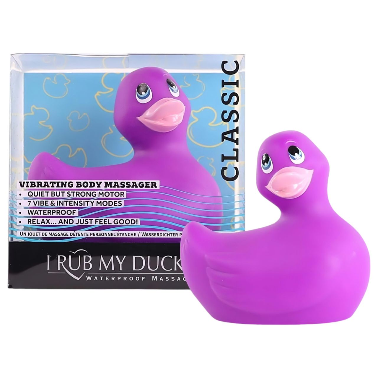 My Duckie Classic 2.0 - játékos kacsa vízálló csiklóvibrátor (lila)