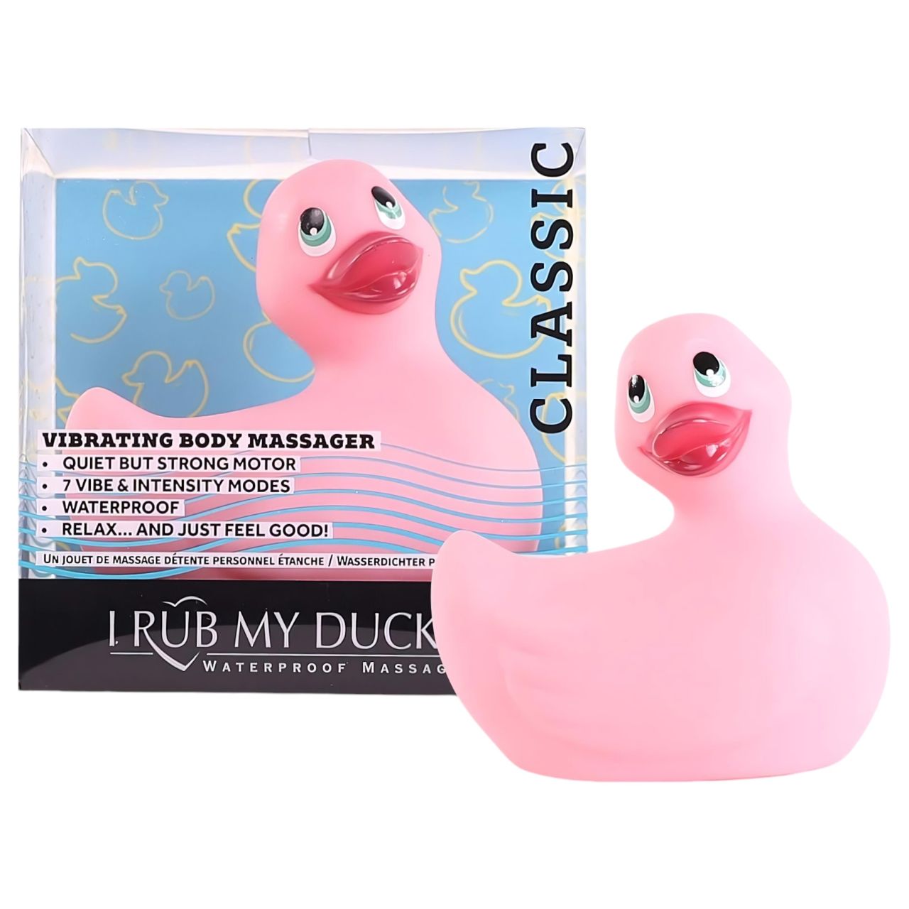 My Duckie Classic 2.0 - játékos kacsa vízálló csiklóvibrátor (pink)