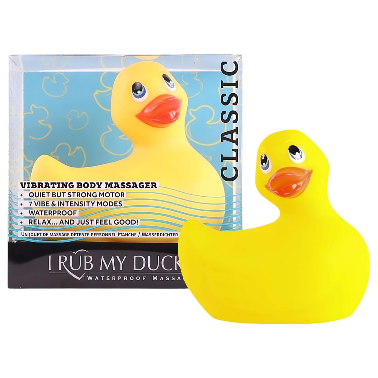 My Duckie Classic 2.0 - játékos kacsa vízálló csiklóvibrátor (sárga)