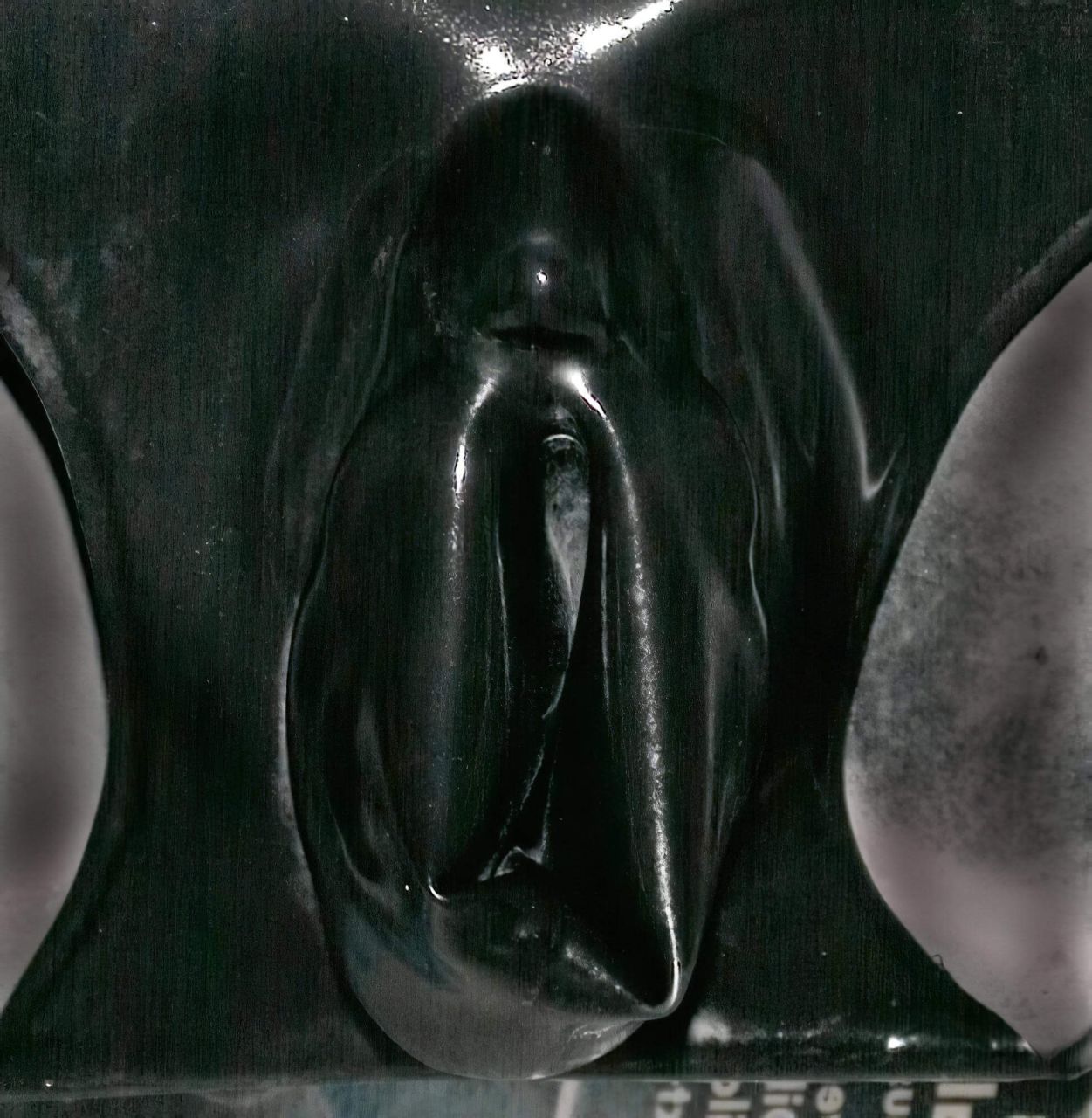 LATEX - női bugyi hüvelyóvszerrel (fekete) LATEX - női bugyi hüvelyóvszerrel (fekete)