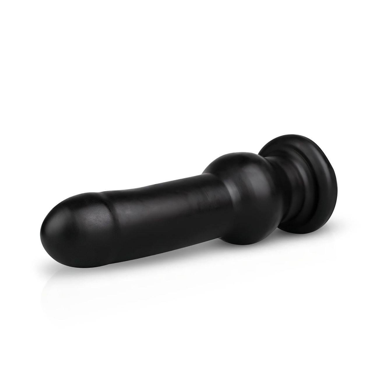 BUTTR Tactical I - tapadókorongos dildó (fekete)