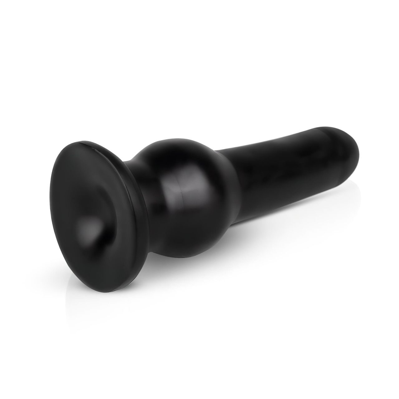 BUTTR Tactical I - tapadókorongos dildó (fekete)