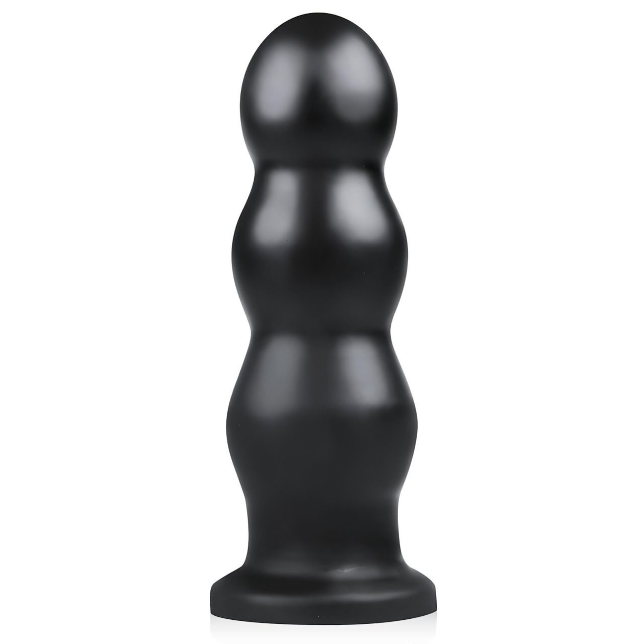 BUTTR Tactical III - tapadókorongos dildó (fekete)