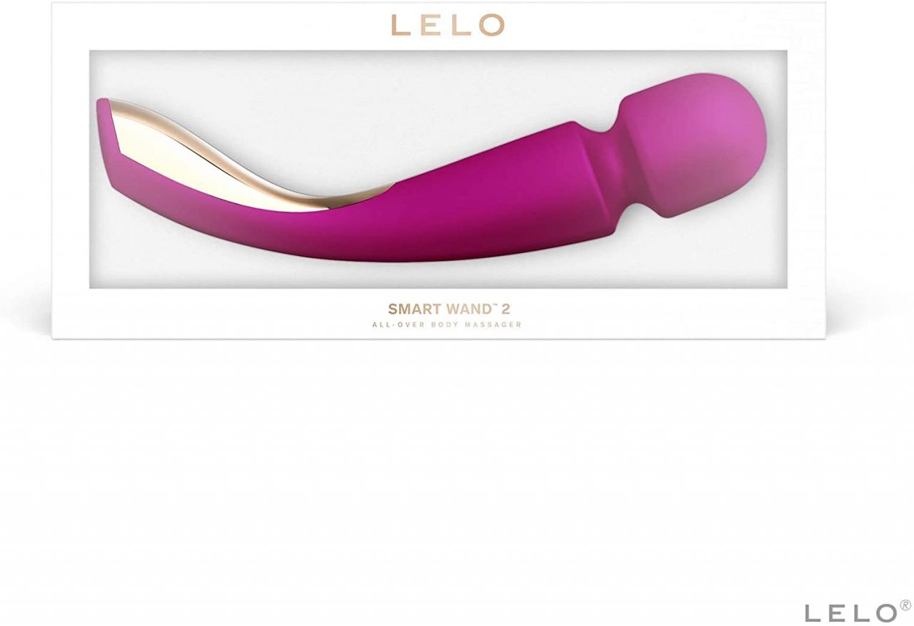 LELO Smart Wand 2 - nagy - akkus, masszírozó vibrátor (lila)