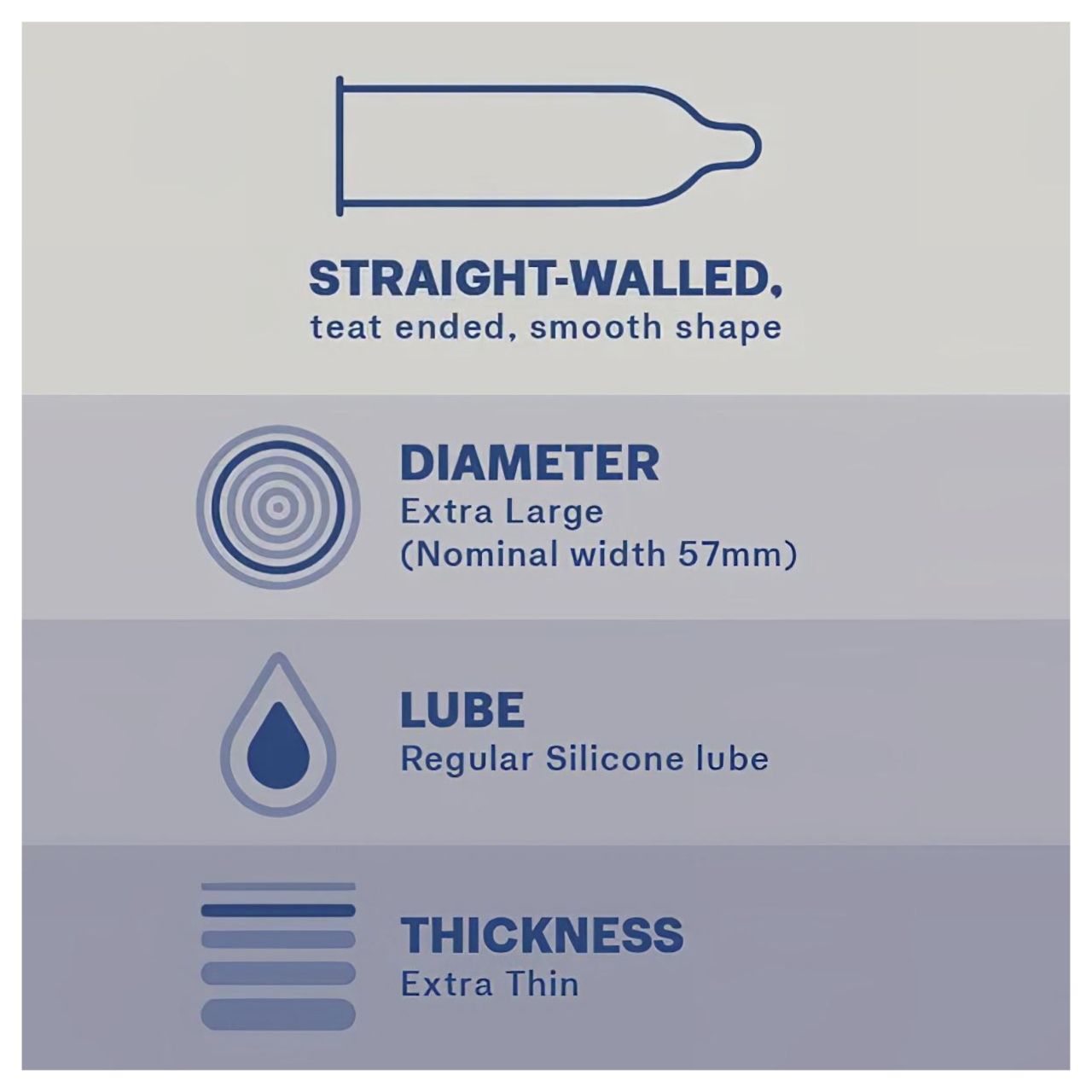 Durex Nude XL - extra nagy óvszer (10 db)