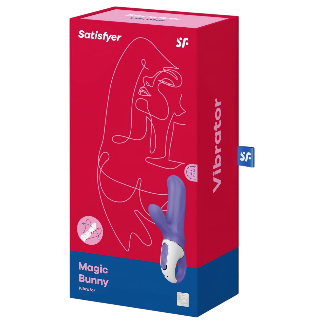 Satisfyer Magic Bunny - vízálló csiklókaros vibrátor (lila) Satisfyer Magic Bunny - vízálló csiklókaros vibrátor (lila)