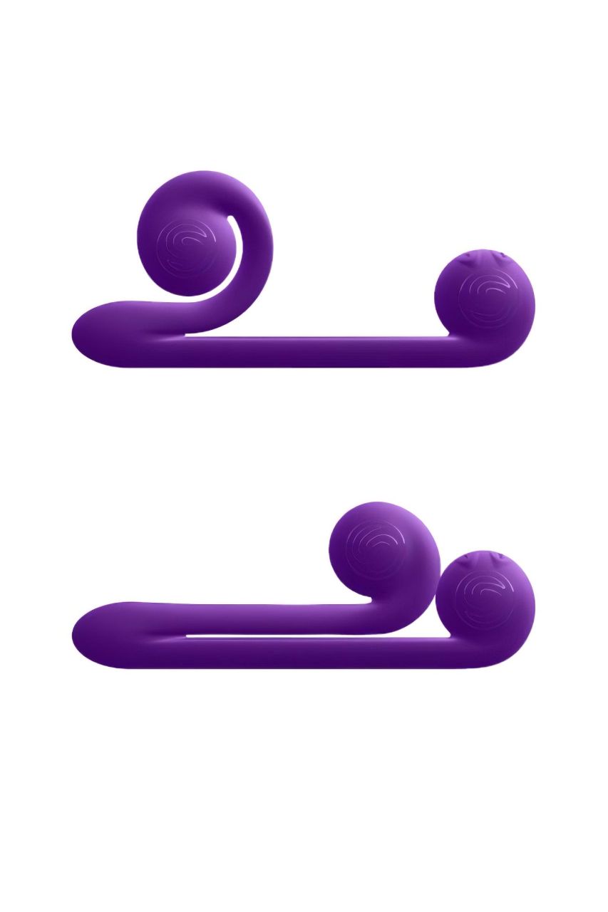 / Snail Vibe Duo - akkus, 3in1 stimuláló vibrátor (lila)