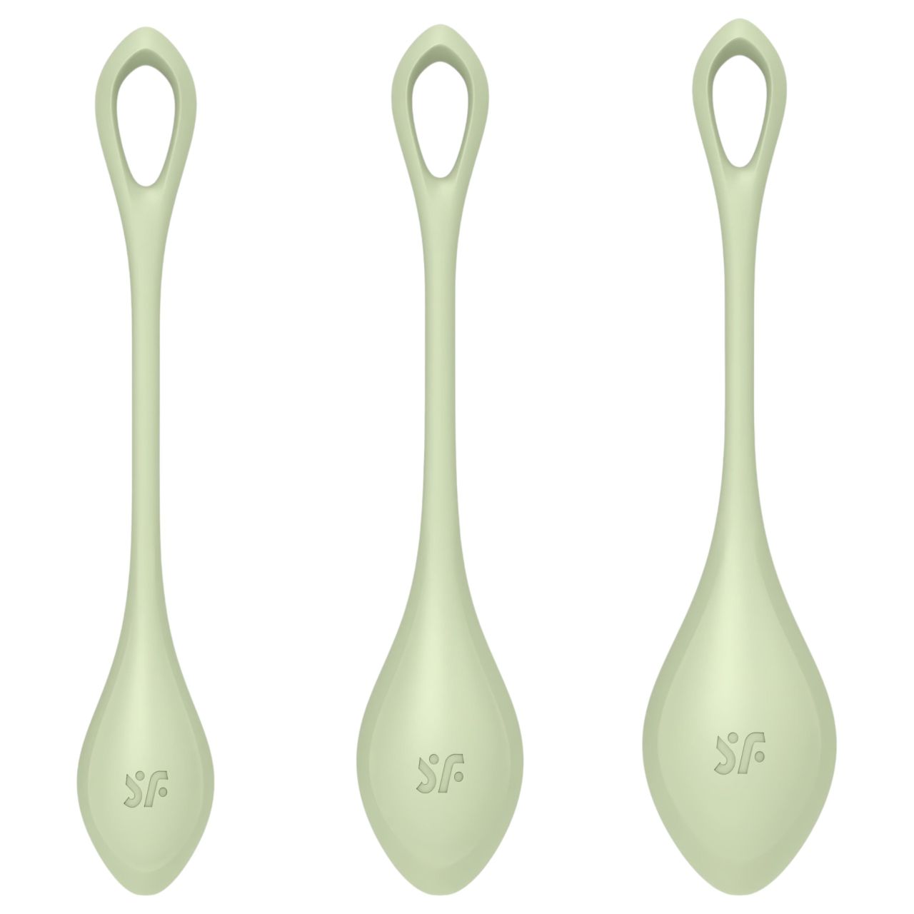 Satisfyer Yoni Power 2 - gésagolyó szett - zöld (3 részes) Satisfyer Yoni Power 2 - gésagolyó szett - zöld (3 részes)
