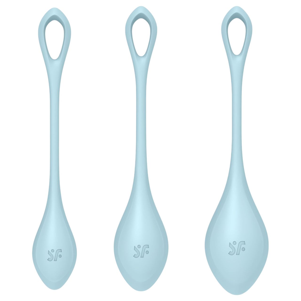 Satisfyer Yoni Power 2 - gésagolyó szett - kék (3 részes) Satisfyer Yoni Power 2 - gésagolyó szett - kék (3 részes)