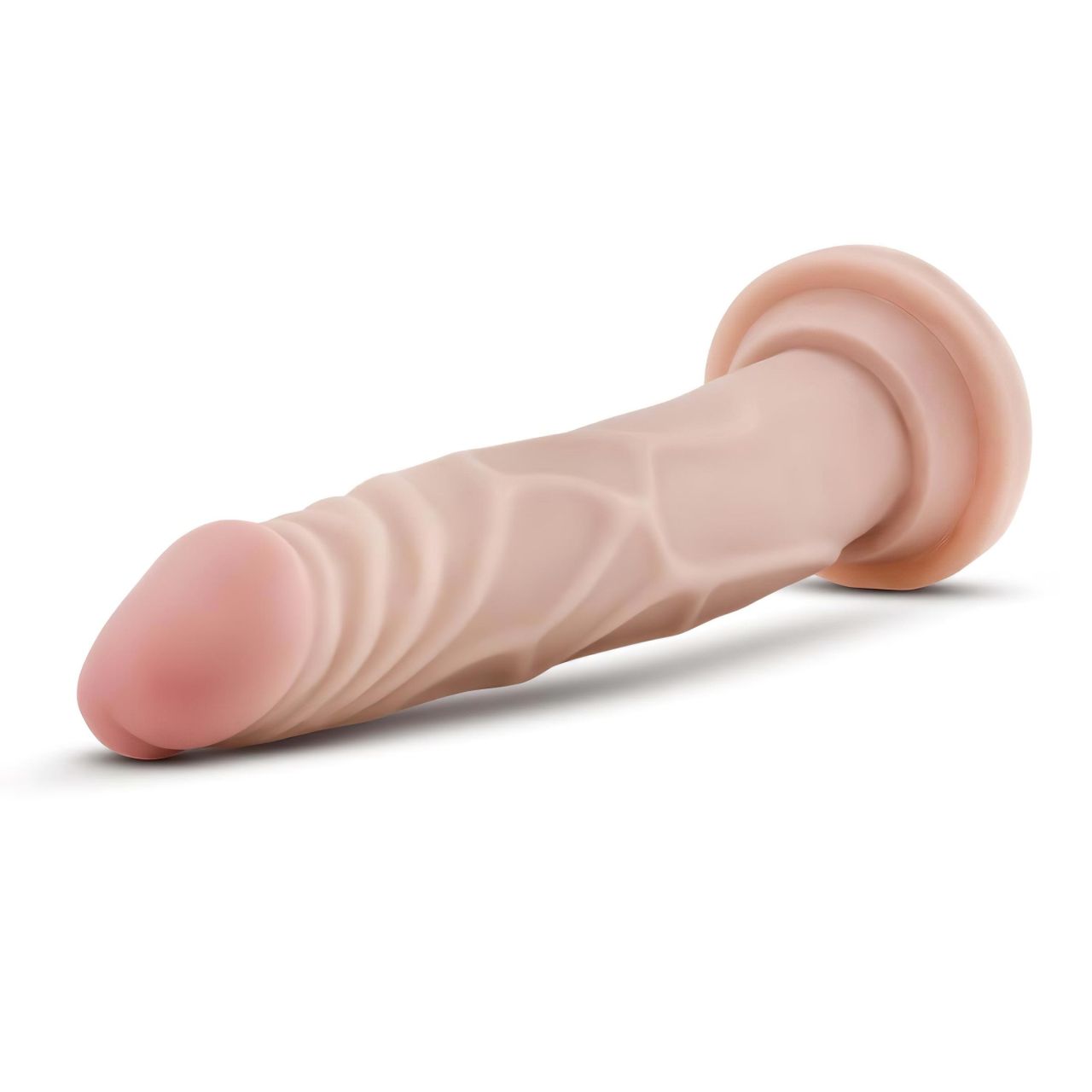 Dr. Skin 7,5 - tapadókorongos élethű dildó - natúr (19cm)