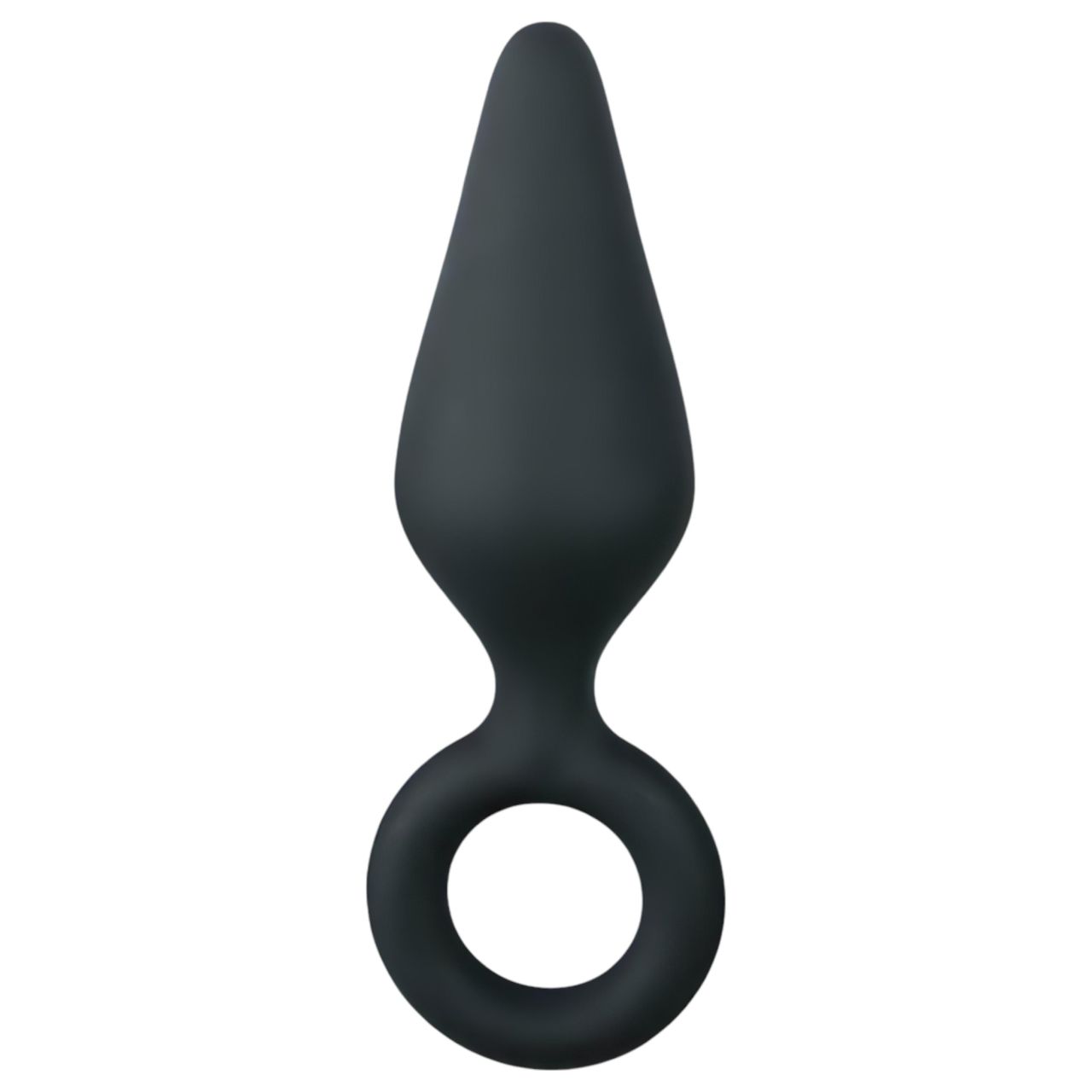 Easytoys Pointy Plug S - anál dildó (fekete) - kicsi