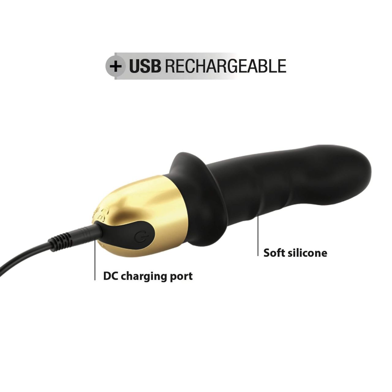 / Dorcel Mini Lover 2.0 - akkus, G-pont vibrátor (fekete-arany) / Dorcel Mini Lover 2.0 - akkus, G-pont vibrátor (fekete-arany)