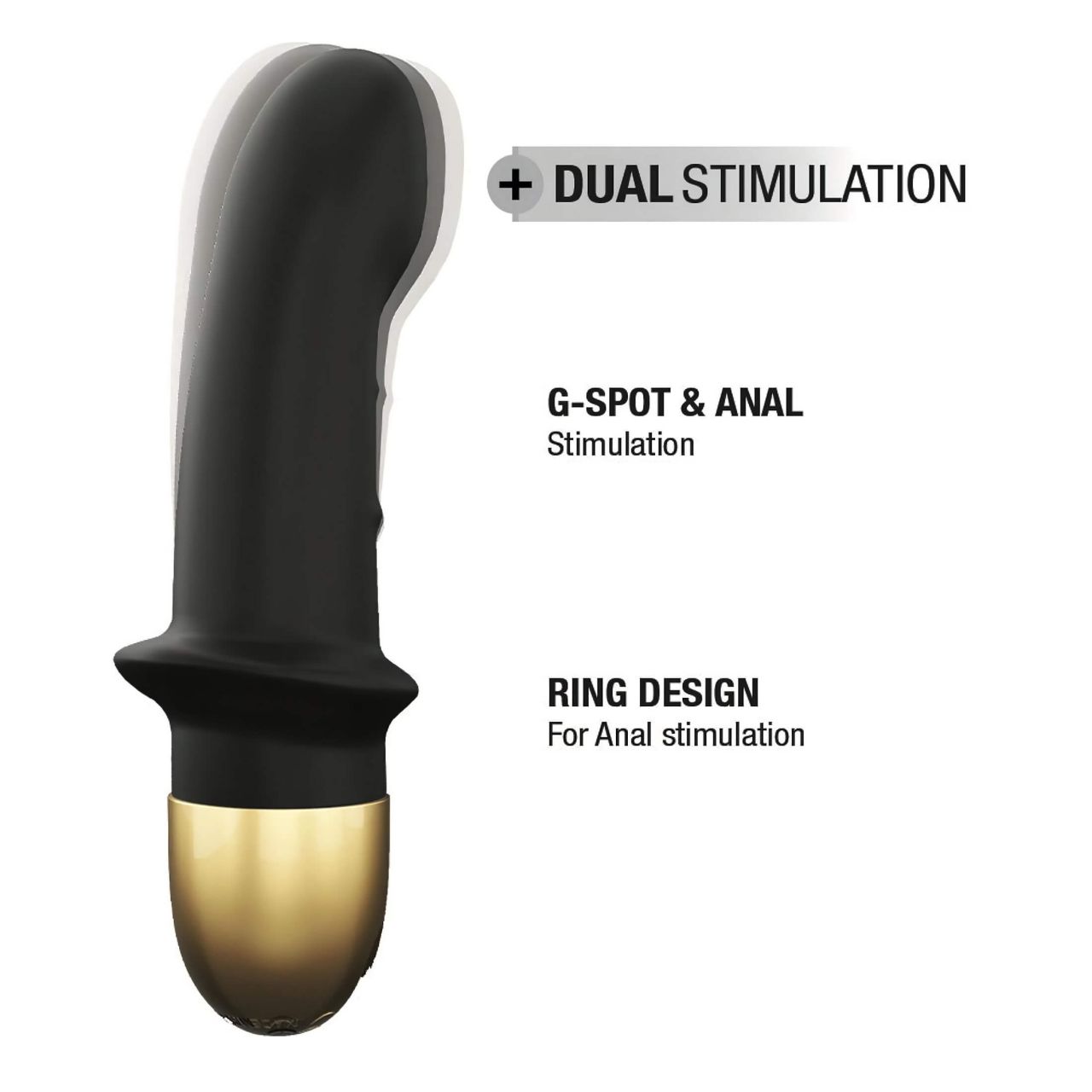 / Dorcel Mini Lover 2.0 - akkus, G-pont vibrátor (fekete-arany) / Dorcel Mini Lover 2.0 - akkus, G-pont vibrátor (fekete-arany)