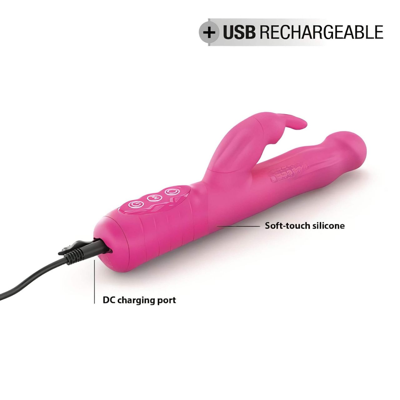 Dorcel Baby Rabbit 2.0 - akkus, csiklókaros vibrátor (pink) Dorcel Baby Rabbit 2.0 - akkus, csiklókaros vibrátor (pink)