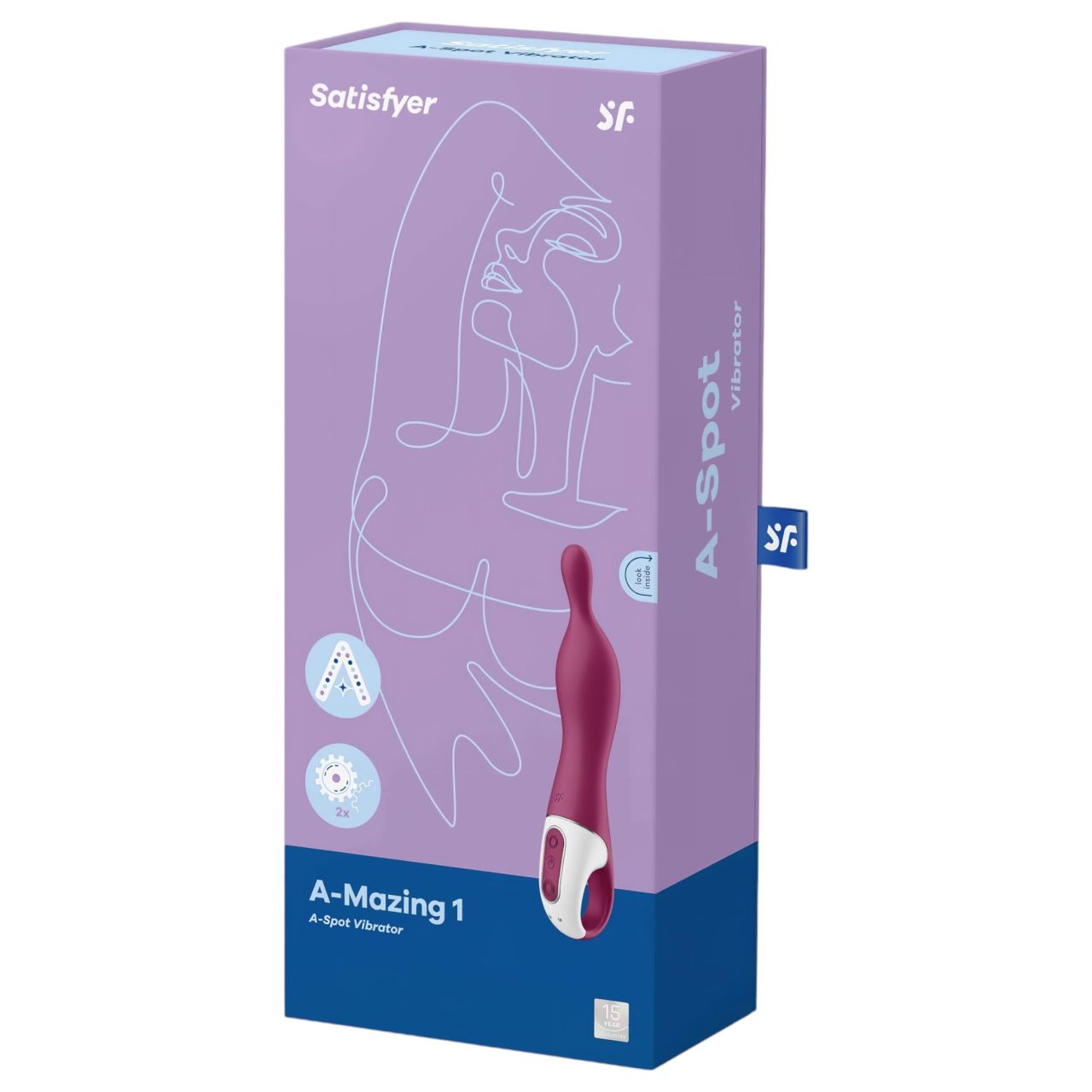 Satisfyer A-Mazing 1 - akkus, A-pont vibrátor (piros) Satisfyer A-Mazing 1 - akkus, A-pont vibrátor (piros)