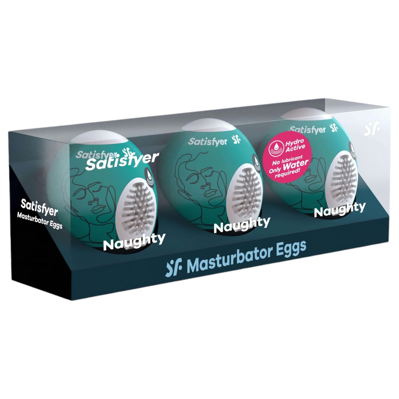 Satisfyer Egg Naughty - maszturbációs tojás szett (3db)