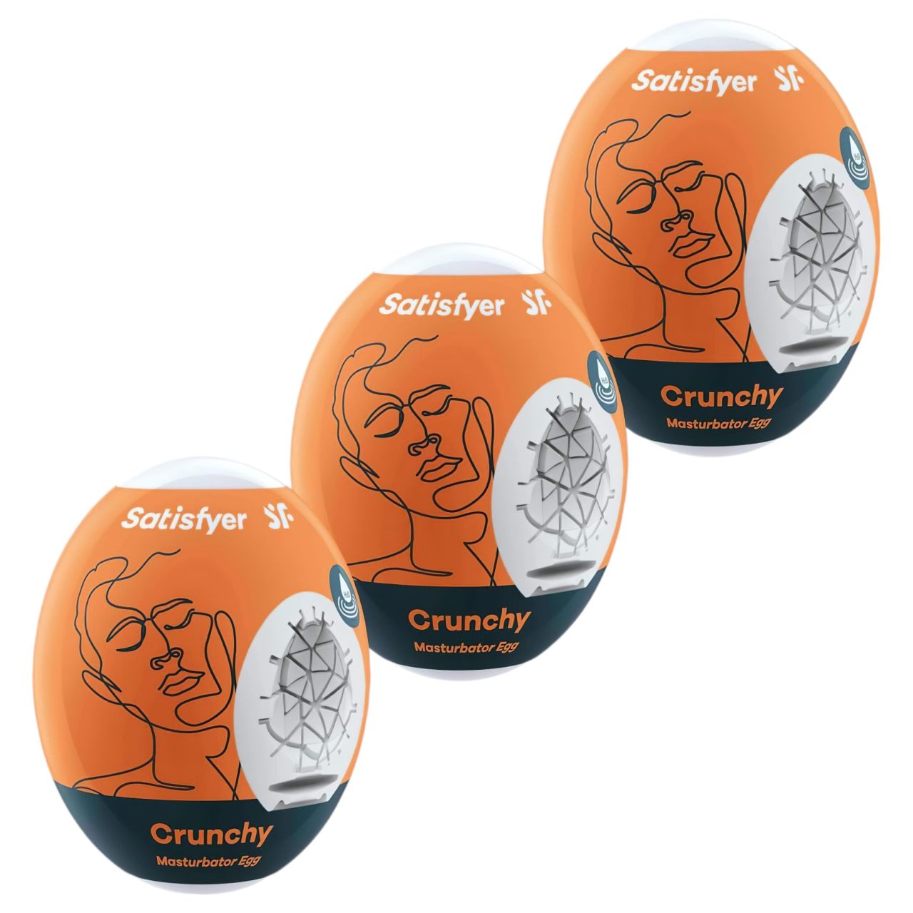 Satisfyer Egg Crunchy - tojás maszturbátor szett (3db) Satisfyer Egg Crunchy - tojás maszturbátor szett (3db)