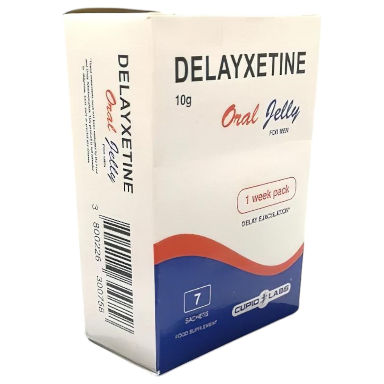 Delayxetine - étrend-kiegészítő zselé férfiaknak (7 tasak)