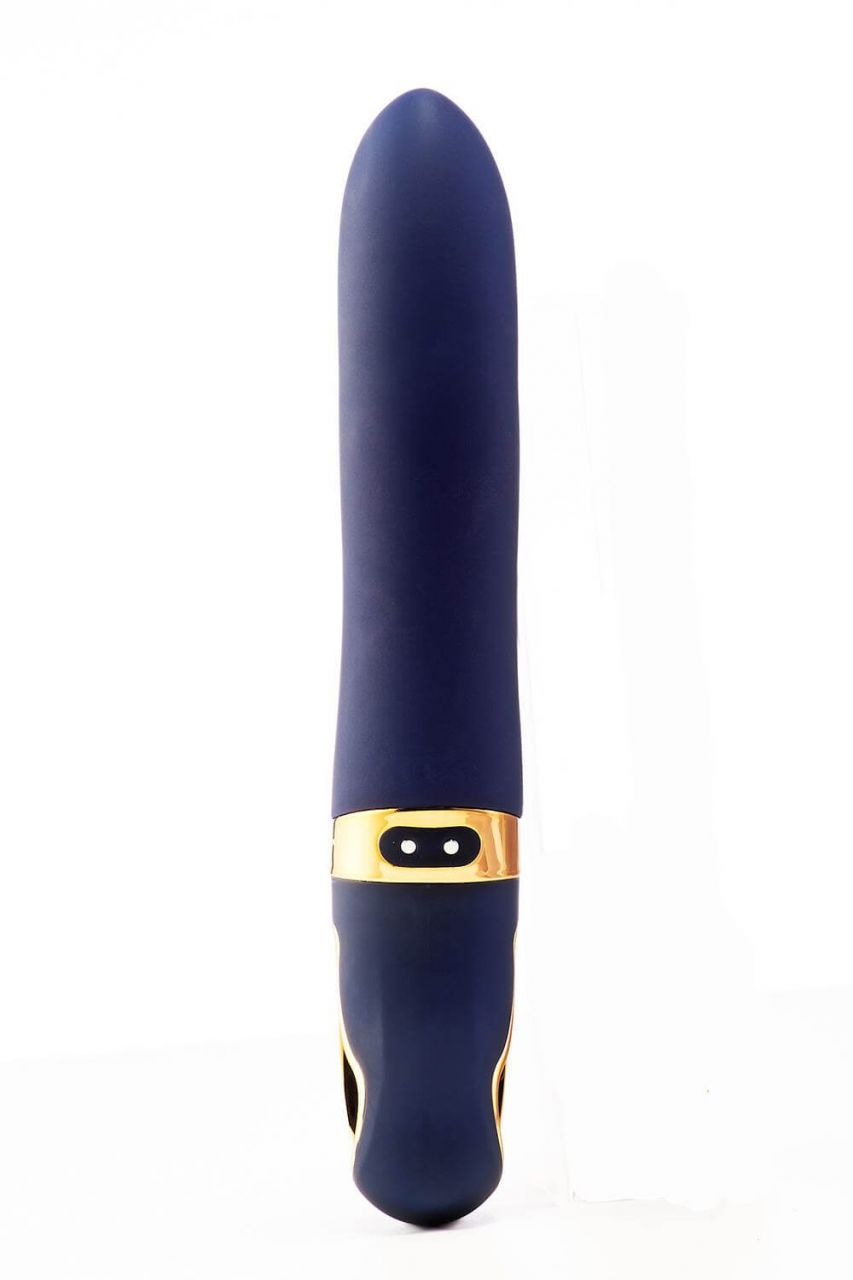 Dream Toys Atropos - akkus, melegítős vibrátor (kék)