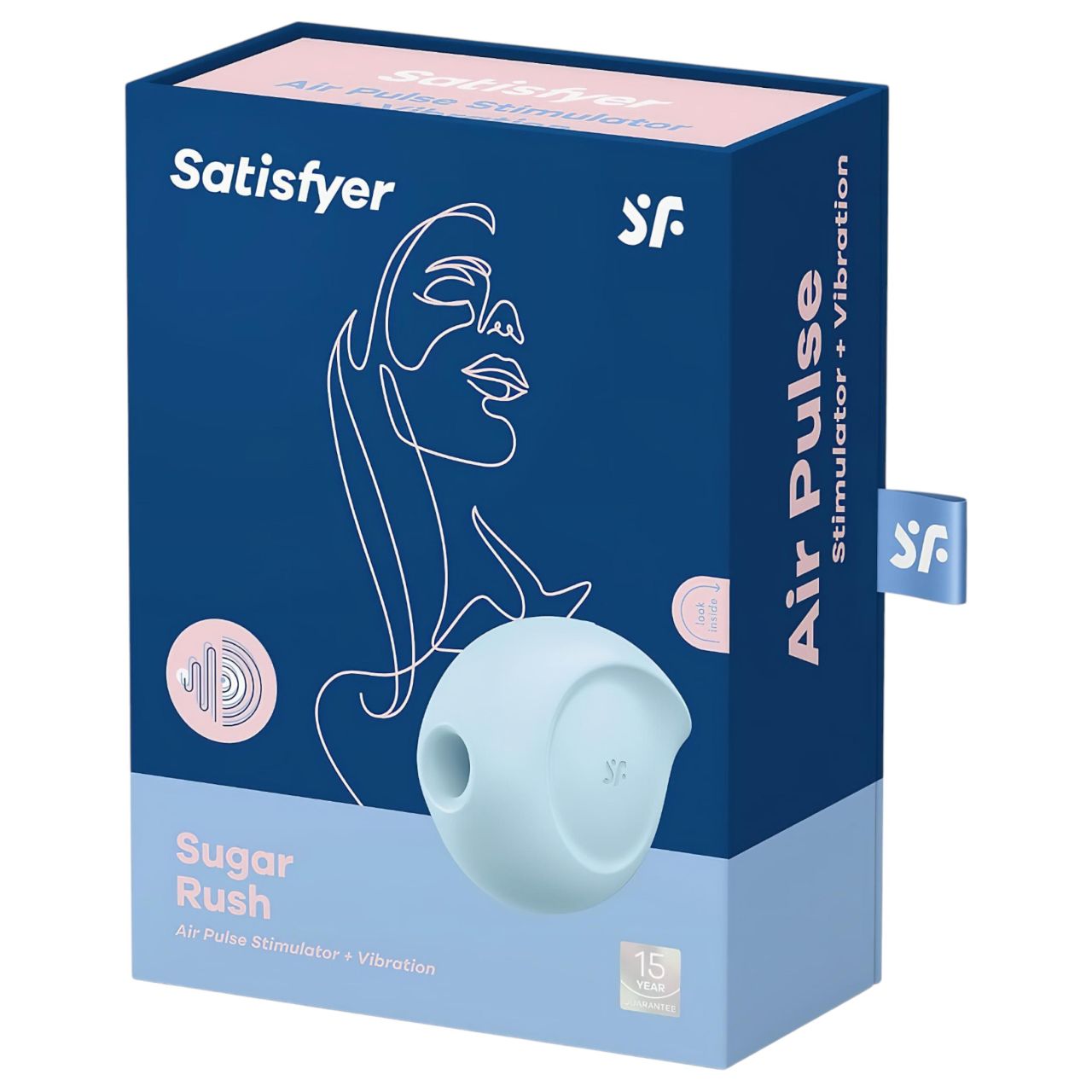 Satisfyer Sugar Rush - léghullámos csikló vibrátor (kék) Satisfyer Sugar Rush - léghullámos csikló vibrátor (kék)