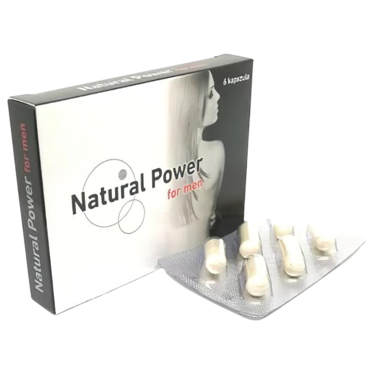 Natural Power - étrend kiegészítő kapszula férfiaknak (6db) Natural Power - étrend kiegészítő kapszula férfiaknak (6db)