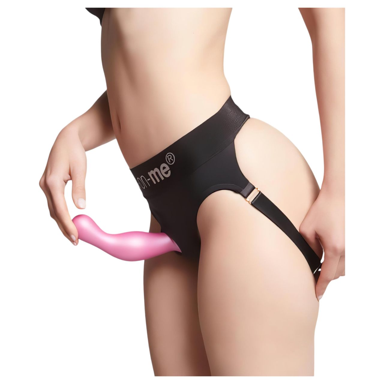 / Strap-on-me Curvy S - hullámos, tapadókorongos dildó (pink) / Strap-on-me Curvy S - hullámos, tapadókorongos dildó (pink)