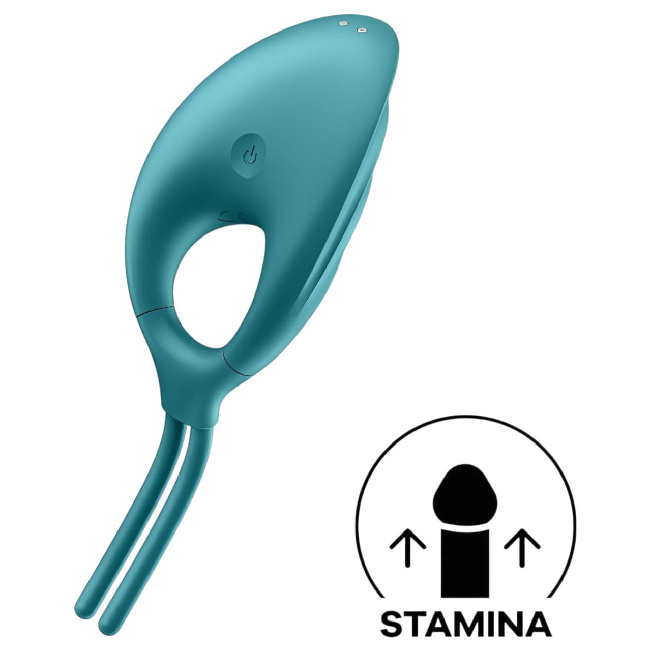 Satisfyer Swordsman - akkus, vibrációs péniszgyűrű (zöld)