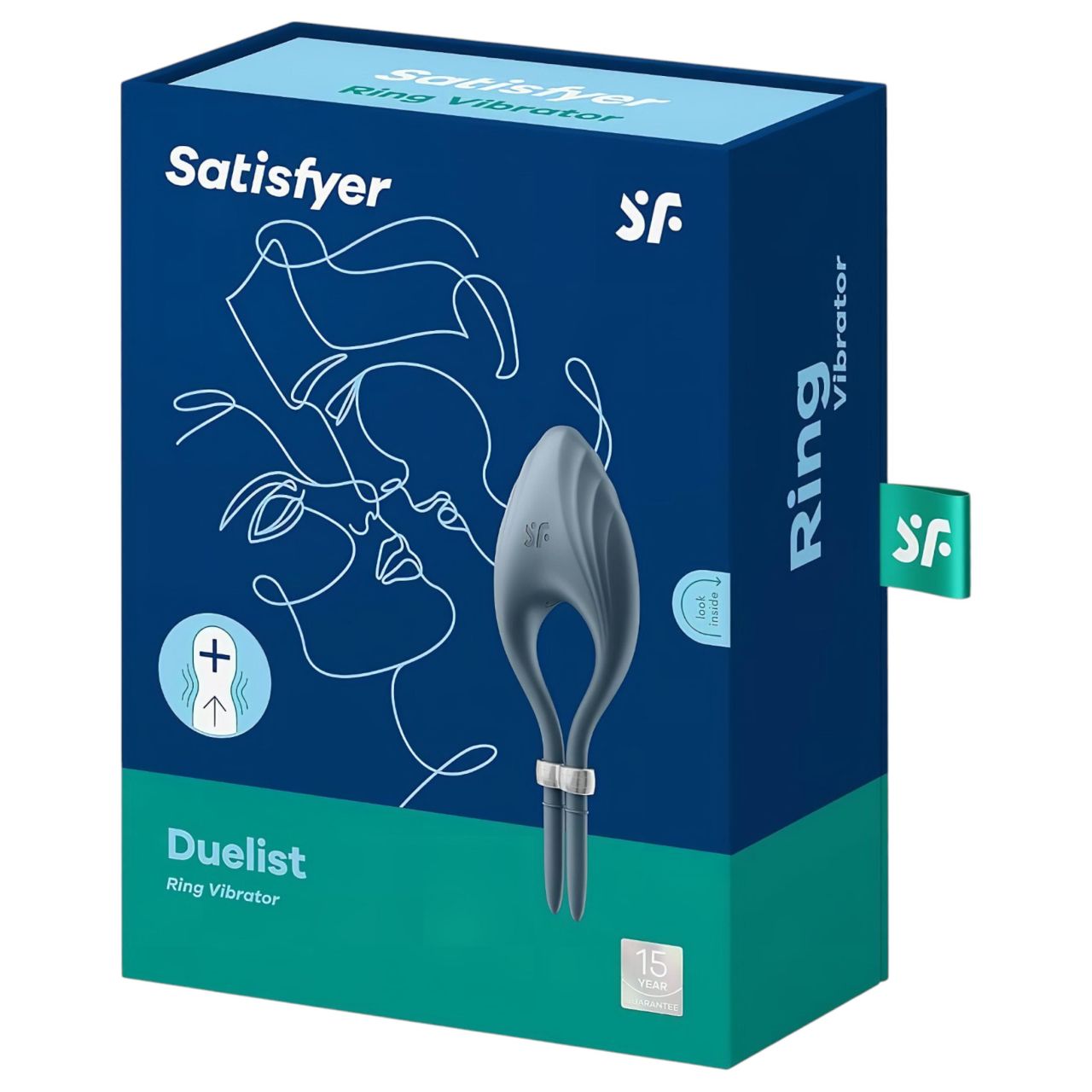 Satisfyer Duelist - akkus vibrációs péniszgyűrű (szürke) Satisfyer Duelist - akkus vibrációs péniszgyűrű (szürke)