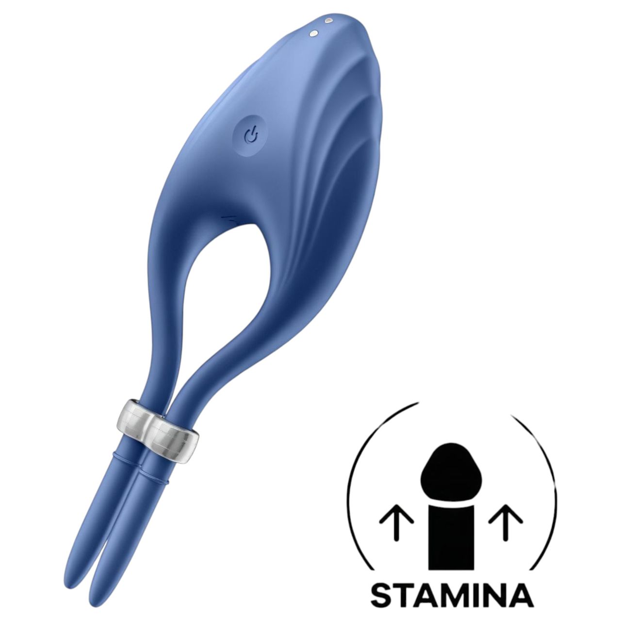 Satisfyer Duelist - akkus vibrációs péniszgyűrű (kék)