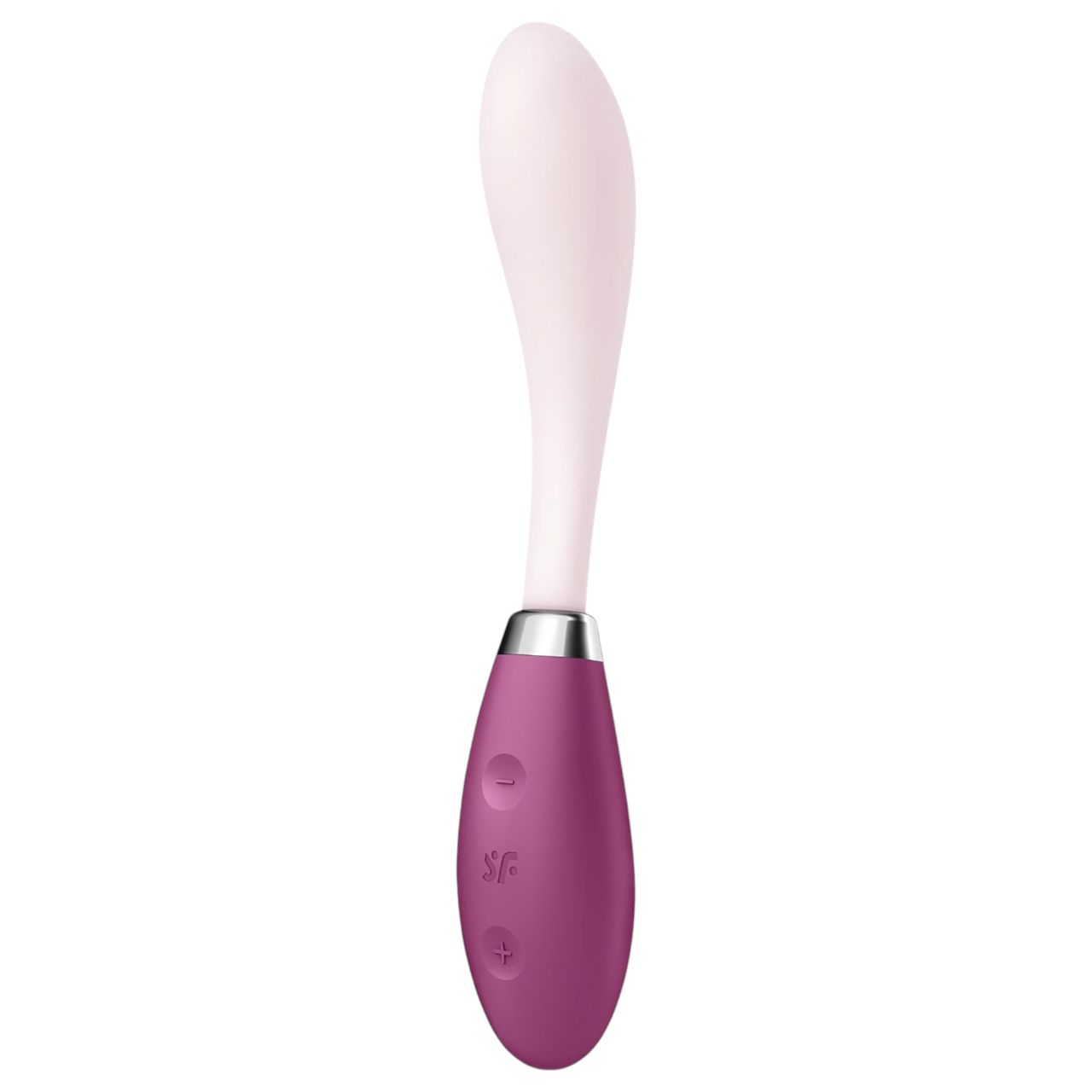 Satisfyer G-Spot Flex 3 - akkus G-pont vibrátor (pink-bordó)