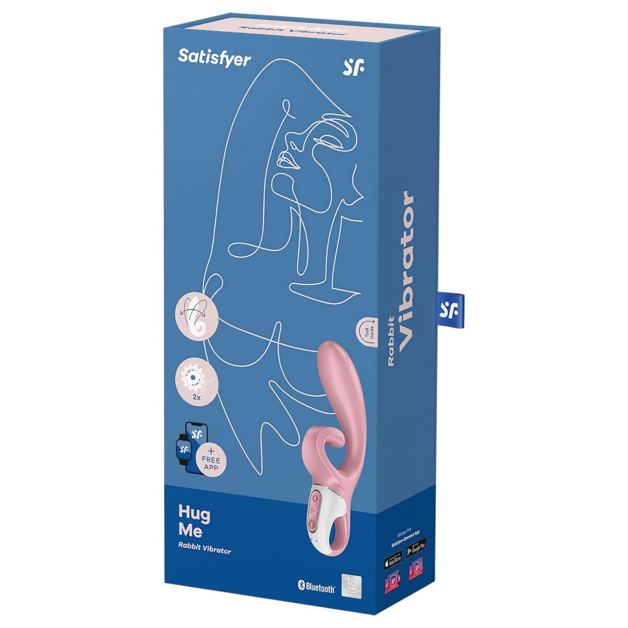 Satisfyer Hug Me - okos csiklókaros vibrátor (pink) Satisfyer Hug Me - okos csiklókaros vibrátor (pink)