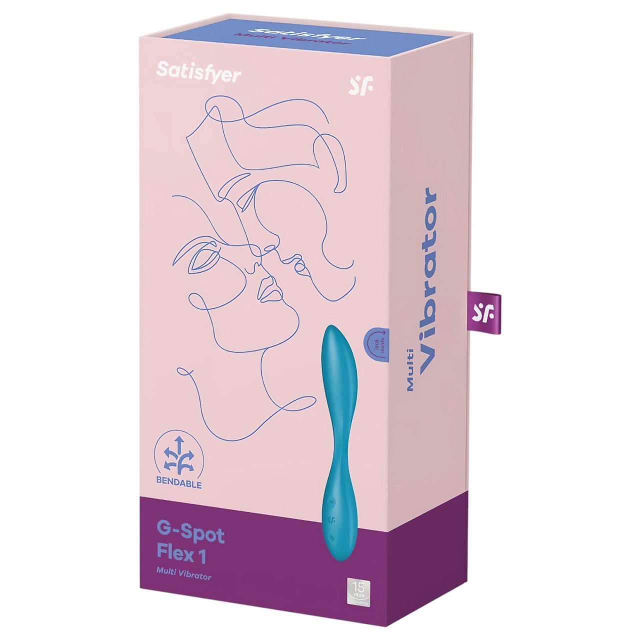 Satisfyer G-spot Flex 1 - akkus, vízálló G-pont vibrátor (zöld) Satisfyer G-spot Flex 1 - akkus, vízálló G-pont vibrátor (zöld)