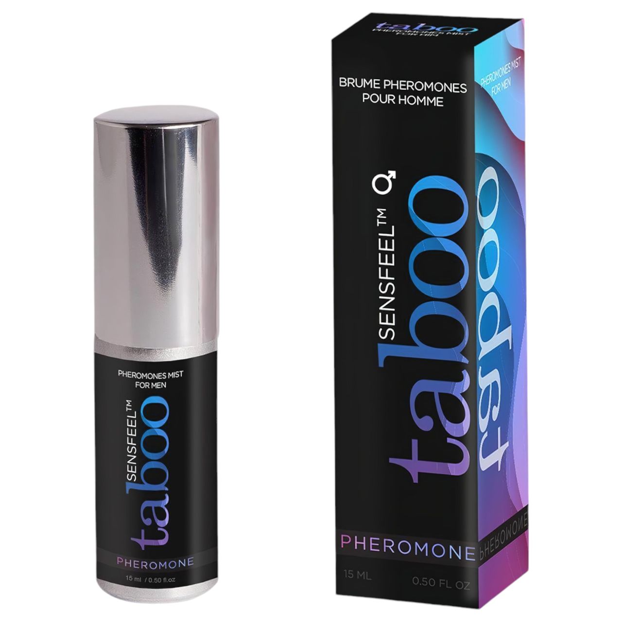 Taboo Pheromone - feromonos testpermet férfiaknak - natúr (15ml)