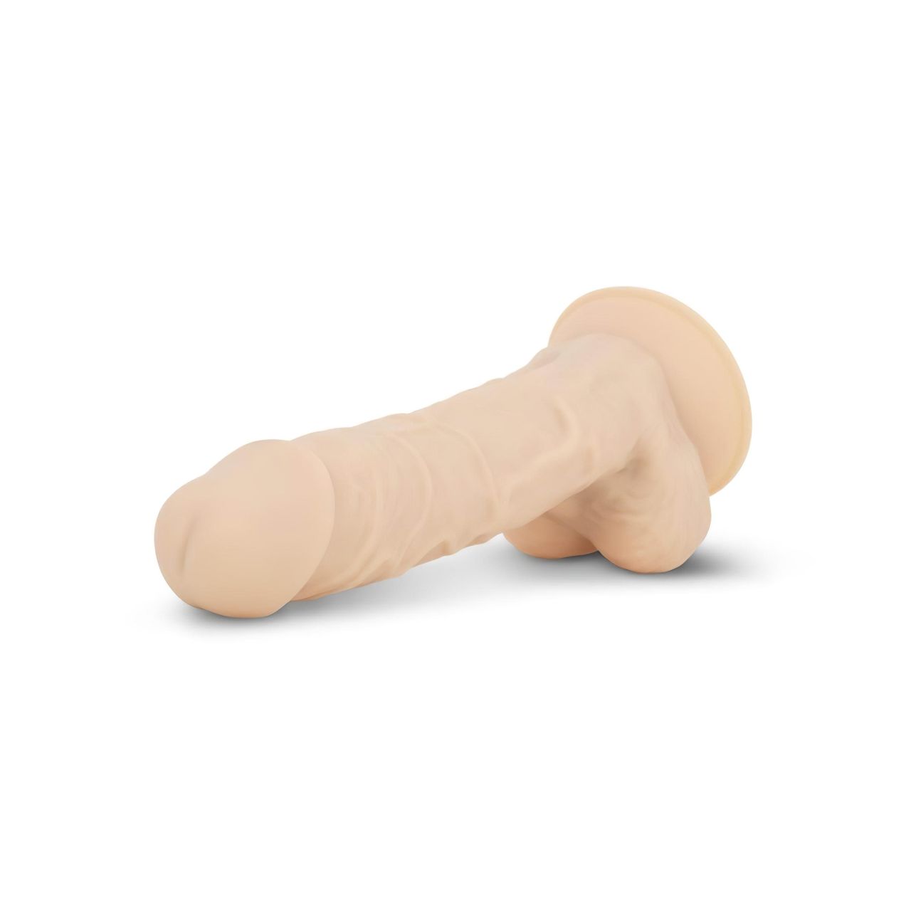 Real Fantasy Conrad - tapadókorongos vibrátor - 20cm (natúr)