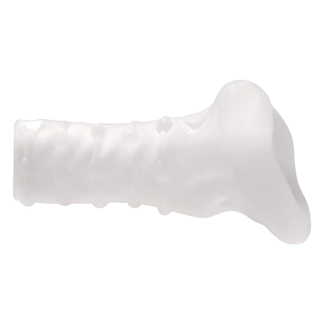 Perfect Fit Breeder - nyitott péniszköpeny (10 cm) - tejfehér