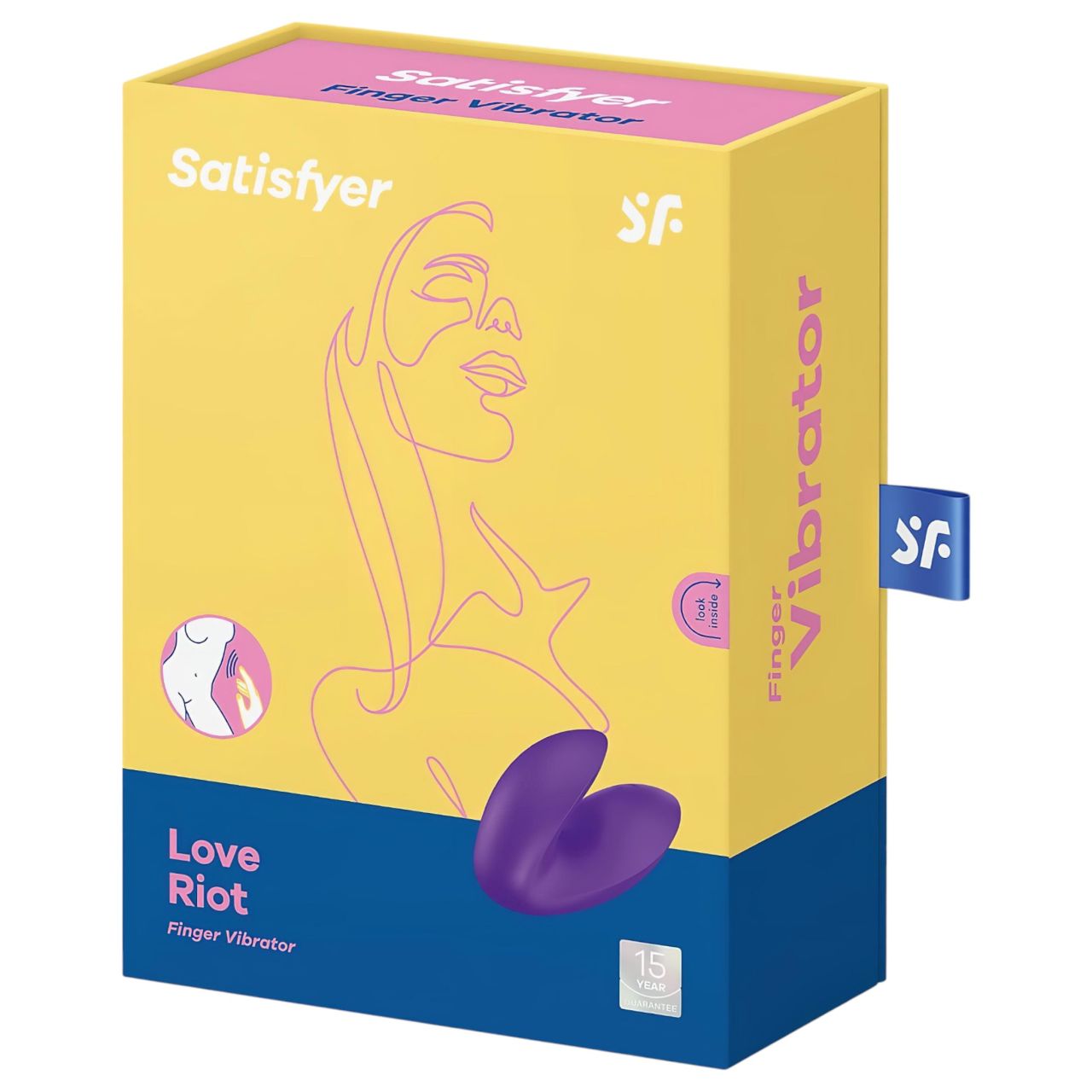 Satisfyer Love Riot - akkus, vízálló ujjvibrátor (lila) Satisfyer Love Riot - akkus, vízálló ujjvibrátor (lila)