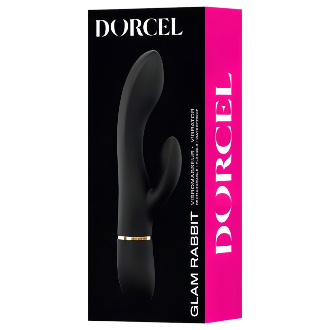 Dorcel Glam Rabbit - akkus, csiklókaros vibrátor (fekete) Dorcel Glam Rabbit - akkus, csiklókaros vibrátor (fekete)